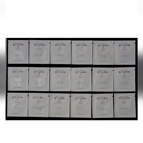 Dr. Barbara STURM Molecular Cosmetics ENZYME CLEANSER x 18 Sample Packets - Picture 3 of 3